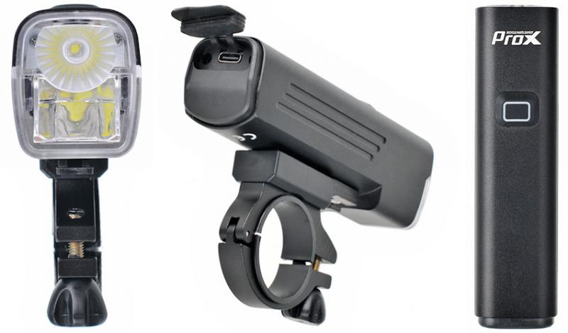 Lampka przednia PROX KRAZ 1000Lm, 4800mAh, USB-C, POWER BANK