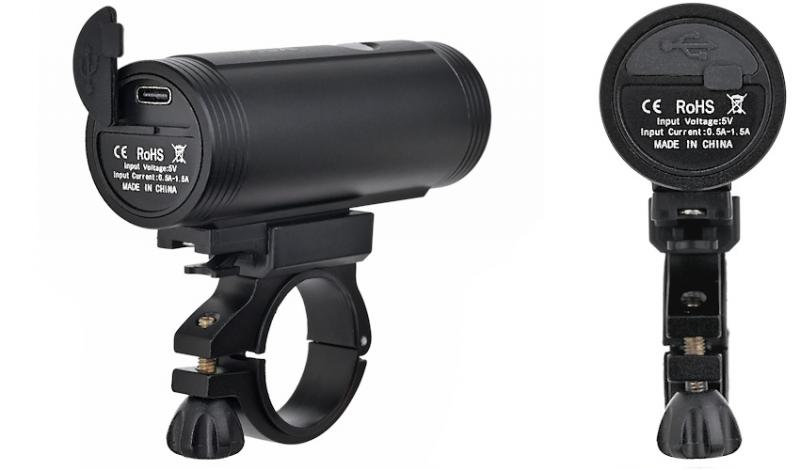 Lampka przednia PROX SPIKA 1100Lm, 5000mAh, USB-C, POWERBANK