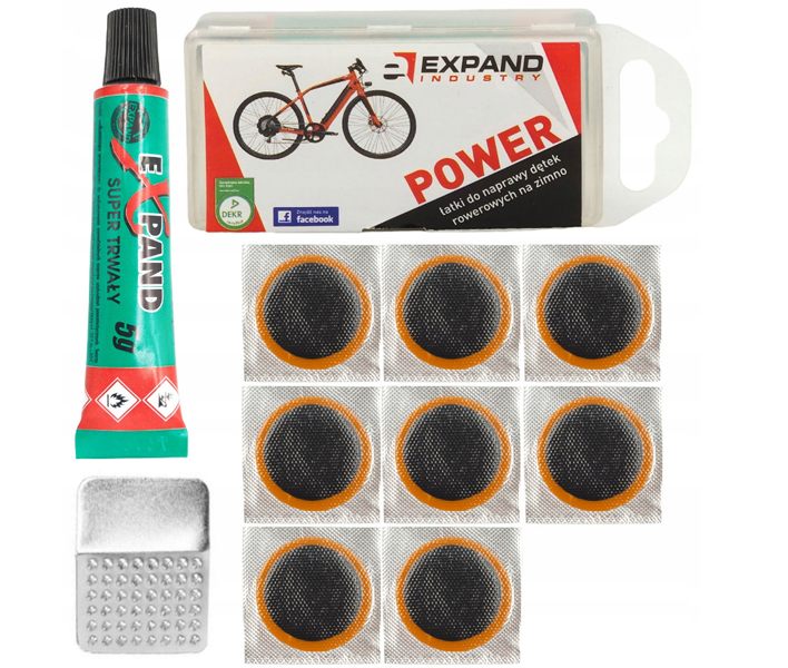 ZESTAW NAPRAWCZY DO DĘTEK ROWEROWYCH EXPAND POWER