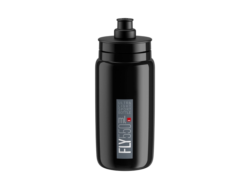 BIDON ELITE FLY 550ML CZARNO-SZARY