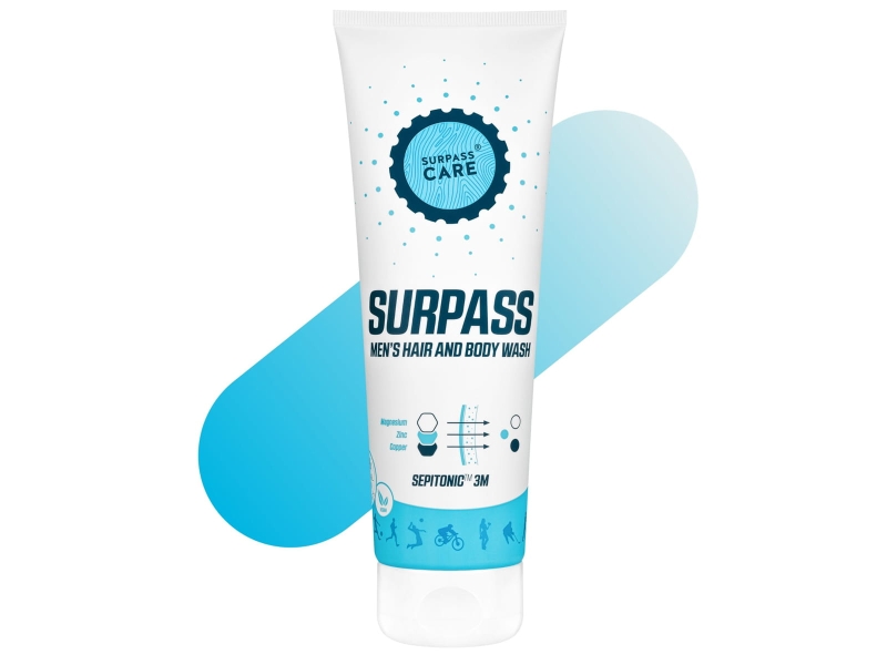 SURPASS MEN'S SPORT HAIR AND BODY WASH 250ml
