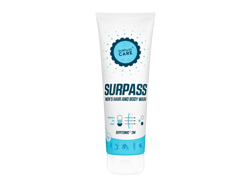SURPASS MEN'S SPORT HAIR AND BODY WASH 250ml